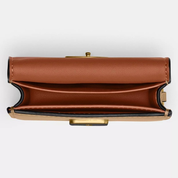 Coach 1941 Bandit Card Case Belt Bag in Brass/Tan Luxe Refined Calf Leather NWT - Picture 9 of 15